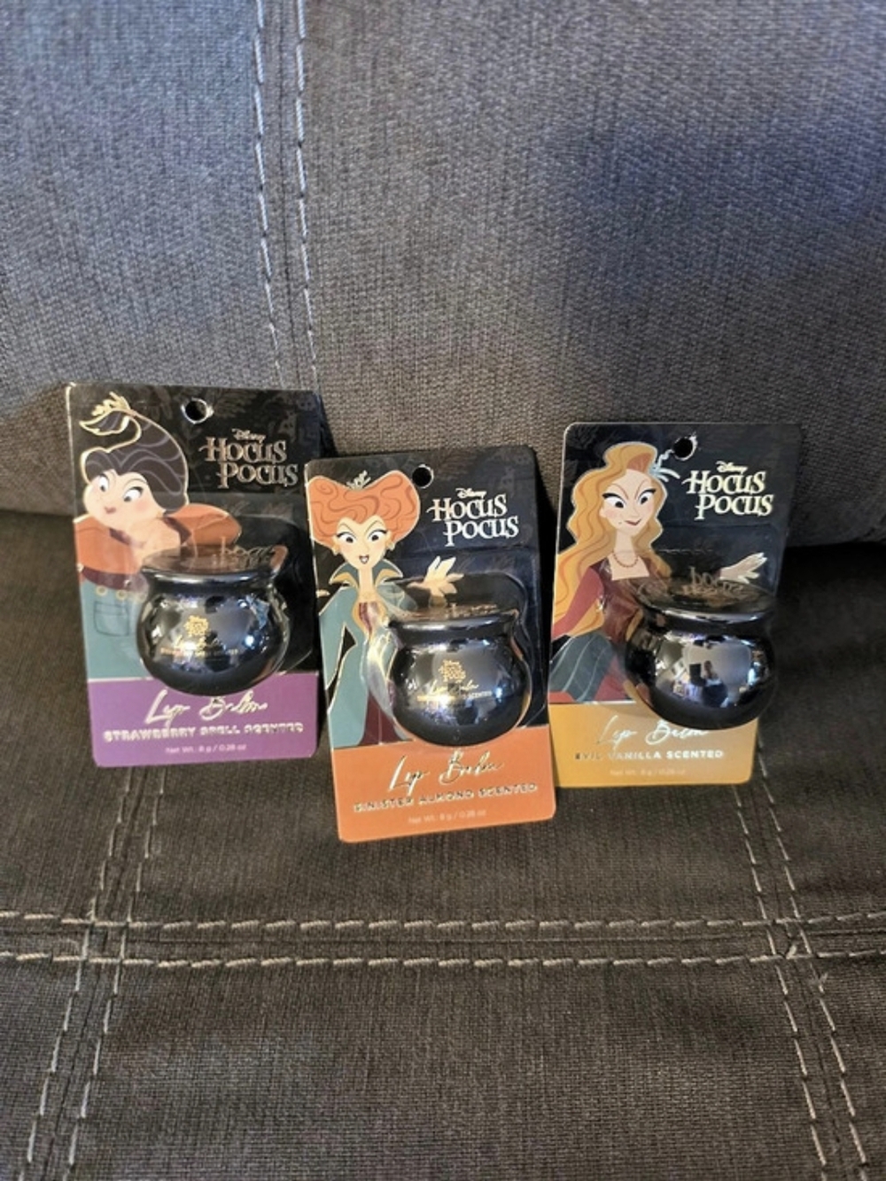 Disney Hocus Pocus Cauldron Lip Balm Set of 3
